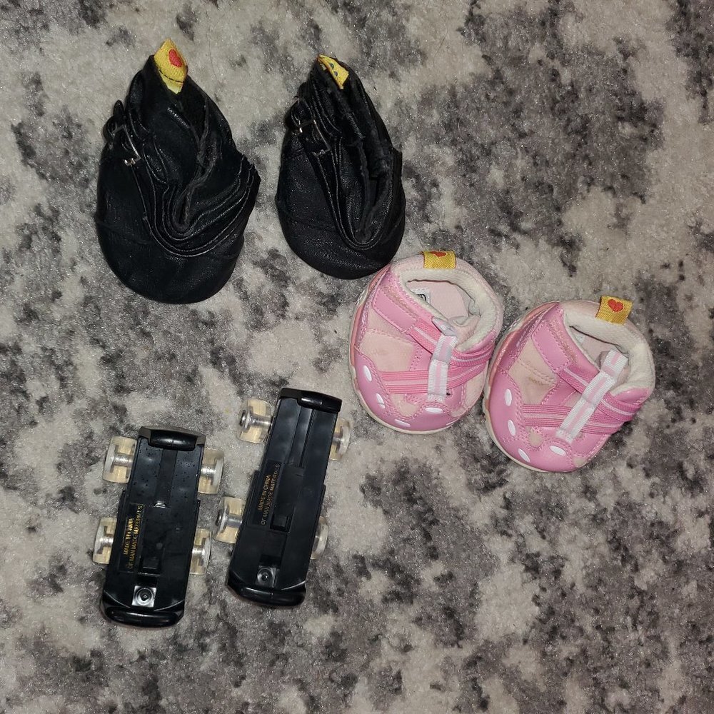 Build a Bear Girl Shoe Lot EUC
